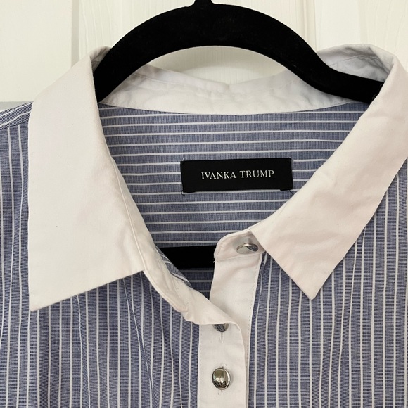 Ivanka Trump oversized button down blouse - Picture 5 of 5